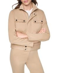 DKNY - Soho Ponte Tech Jacket - Lyst