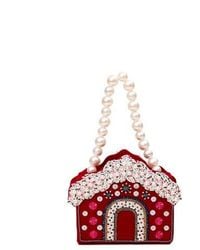 Simitri - Winter Cottage House Mini Bag - Lyst