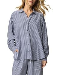Splendid - Ella Stripe Button-Up Shirt - Lyst