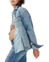Hatch Collection - The Classic Maternity Jean Jacket - Lyst