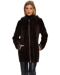 Gorski - Reversible Textured Shearling Lamb Parka - Lyst
