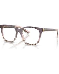 Burberry - 50Mm Square Optical Glasses - Lyst