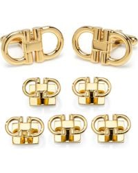 Cufflinks Inc. - Horsebit Cuff Links & Shirt Studs Set - Lyst