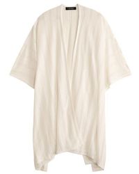 Ralph Lauren - Sheer Stripe Ruana - Lyst