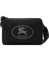 Burberry - Orkney Ekd Canvas Crossbody Bag - Lyst