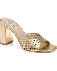 Badgley Mischka - Omni Laser-Cut Heart Sandal - Lyst