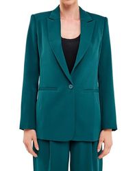 Endless Rose - Tailored Single Button Blazer - Lyst