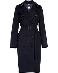 Burberry - Kensington Double Breasted Cashmere Trench Coat - Lyst