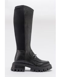 Prologue Shoes - Chapel Buckle Stretch Boot - Lyst