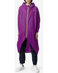 K-Way - Rennes Waterproof Packable Rain Poncho - Lyst