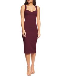 Dress the Population - Nicole Sweetheart Neck Cocktail Dress - Lyst