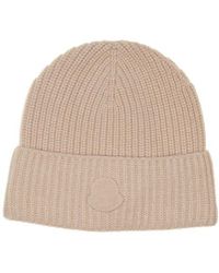 Moncler - Edit Logo Embroidered Cashmere Beanie - Lyst