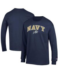 Champion - Midshipmen Arch Over Logo Long Sleeve T-Shirt - Lyst