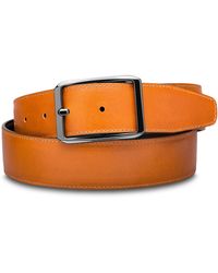 Bosca - Del Greco Reversible Leather Belt - Lyst