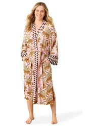 Printfresh - Eco Satin Robe - Lyst