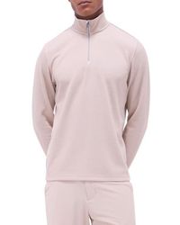 Bugatchi - Quarter Zip Performance Pullover - Lyst
