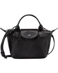 Longchamp - Le Pliage Cuir Xs Leather Top-handle Bag - Lyst