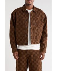 Vans - Check-5 Checkerboard Denim Jacket - Lyst