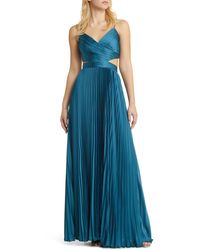 Lulus - Got The Glam Pleated Gown - Lyst