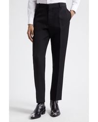 McQueen - Wool Cigarette Pants - Lyst