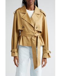 FAVORITE DAUGHTER - The Charles Crop Trench Coat - Lyst