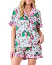Printfresh - Short Organic Cotton Pajamas Set - Lyst