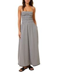 Solid & Striped - The Delta Gingham Cotton Maxi Sundress - Lyst