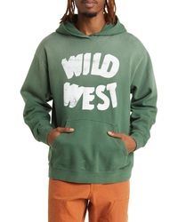 One Of These Days - Wild West Ombré Cotton Graphic Hoodie - Lyst