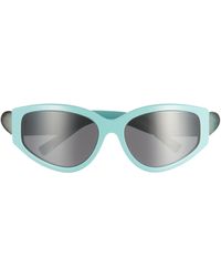 Tiffany & Co. - 59mm Irregular Wrap Sunglasses - Lyst