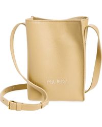 Marni - Small Museo Leather Crossbody Bag - Lyst