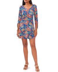 Chaus - Floral Tie Sleeve A-line Dress - Lyst