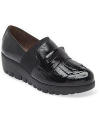 Wonders - Kiltie Platform Loafer - Lyst