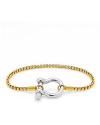 Hollywood Sensation - The Lucky Lock Horseshoe Carabiner Clasp Bracelet - Lyst