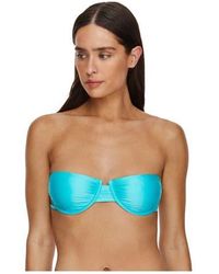 Flirtt Gottex - Satin Touch Underwire Bandeau Bikini Top - Lyst