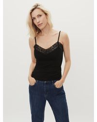 Masai - Maelmira Lace Detail Vest Top - Lyst