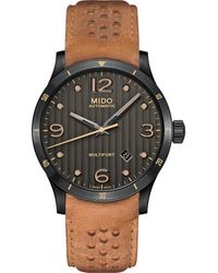 MIDO - Multifort Automatic Leather Strap Watch, 42Mm - Lyst