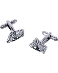 Trafalgar - Off To The Races Horse Head Novelty Cufflinks - Lyst