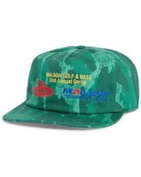 Malbon - Derby Golf Logo Cotton Snapback Hat - Lyst