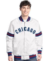 Starter - Chicago Cubs Cooperstown Scout Full-Snap Varsity Jacket - Lyst