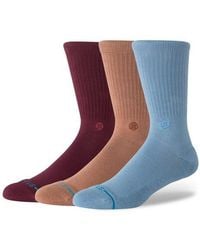 Stance - Icon Assorted 3-Pack Crew Socks - Lyst