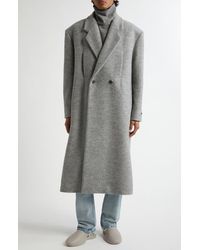 Fear Of God - Double-Breasted Virgin Wool Overcoat - Lyst