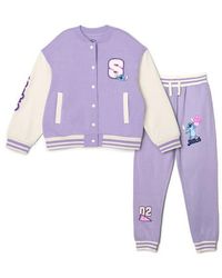Disney - Lilo & Stitch Fleece Varsity Jacket And Joggers Set - Lyst