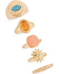 BP. - Set Of 5 Rings - Lyst