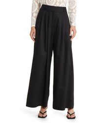 & Other Stories - & High Waist Pleat Front Wide Leg Trousers - Lyst