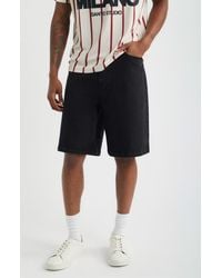 Saint Studio - Newport Cotton Denim Shorts - Lyst