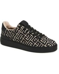 Balmain - B-Court Monogram Jacquard Low Top Sneaker - Lyst