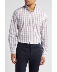 Nordstrom - Trim Fit Check Stretch Button-down Shirt - Lyst