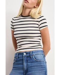 GOOD AMERICAN - Super Stretch Cotton Blend T-Shirt - Lyst