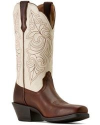 Ariat - Round Up Square Toe Western Boot - Lyst