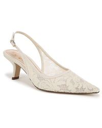 Sam Edelman - Bianka Slingback Mesh Pointed Toe Pump - Lyst